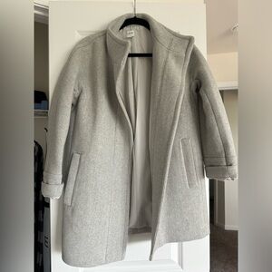 J Crew Gray Coat Classic 6P
